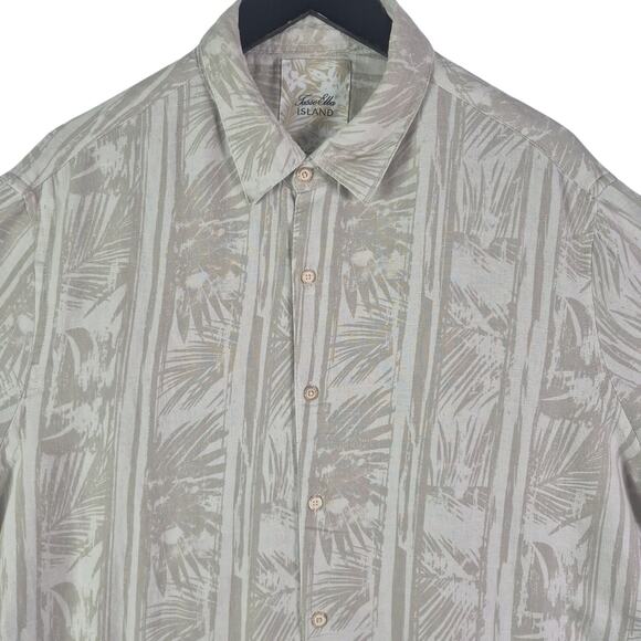 TASSO ELLA ISLAND Hawaiian Tropical Button Up Casual Dress Top Mens Size XXL - Picture 2 of 8